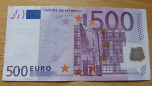 Bankovka 500 EUR
