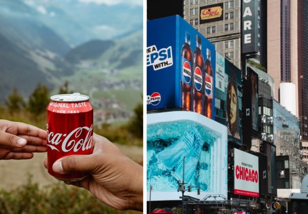 Coca Cola a Pepsi